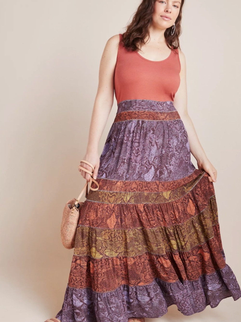 Anthropologie Colima Maxi Dress, Size Large